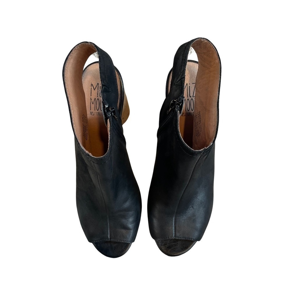 Sandrine Miz Mooz open toe, wood heel Black • Size 8 - Picture 3 of 10